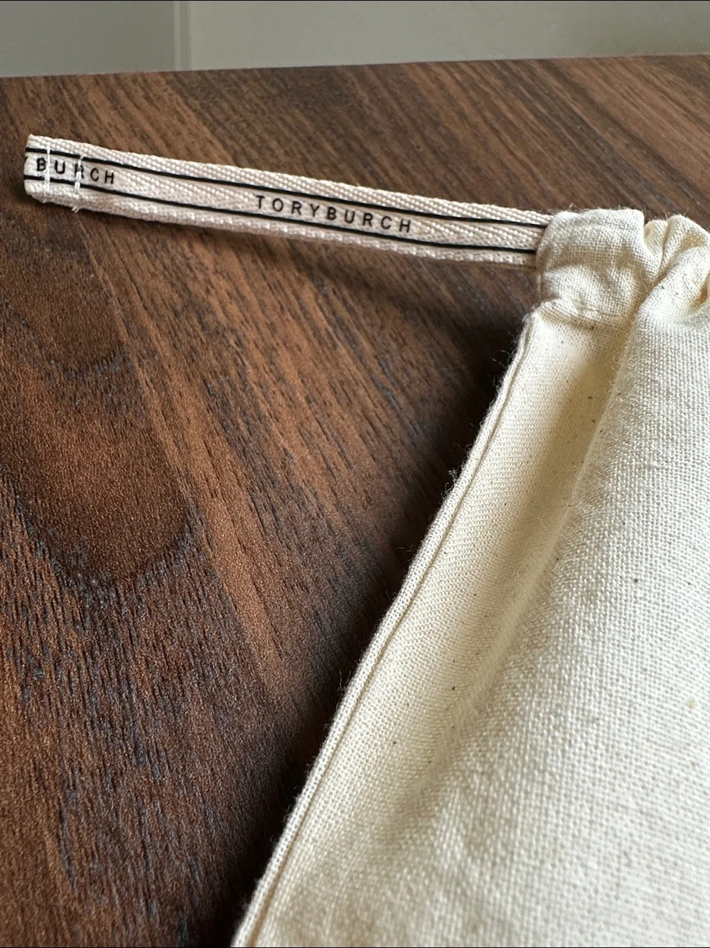 Tory Burch Drawstring Dust Bag 12” x 15”